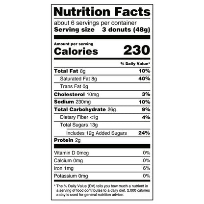 Great Value Frosted Mini Donuts, 10 oz