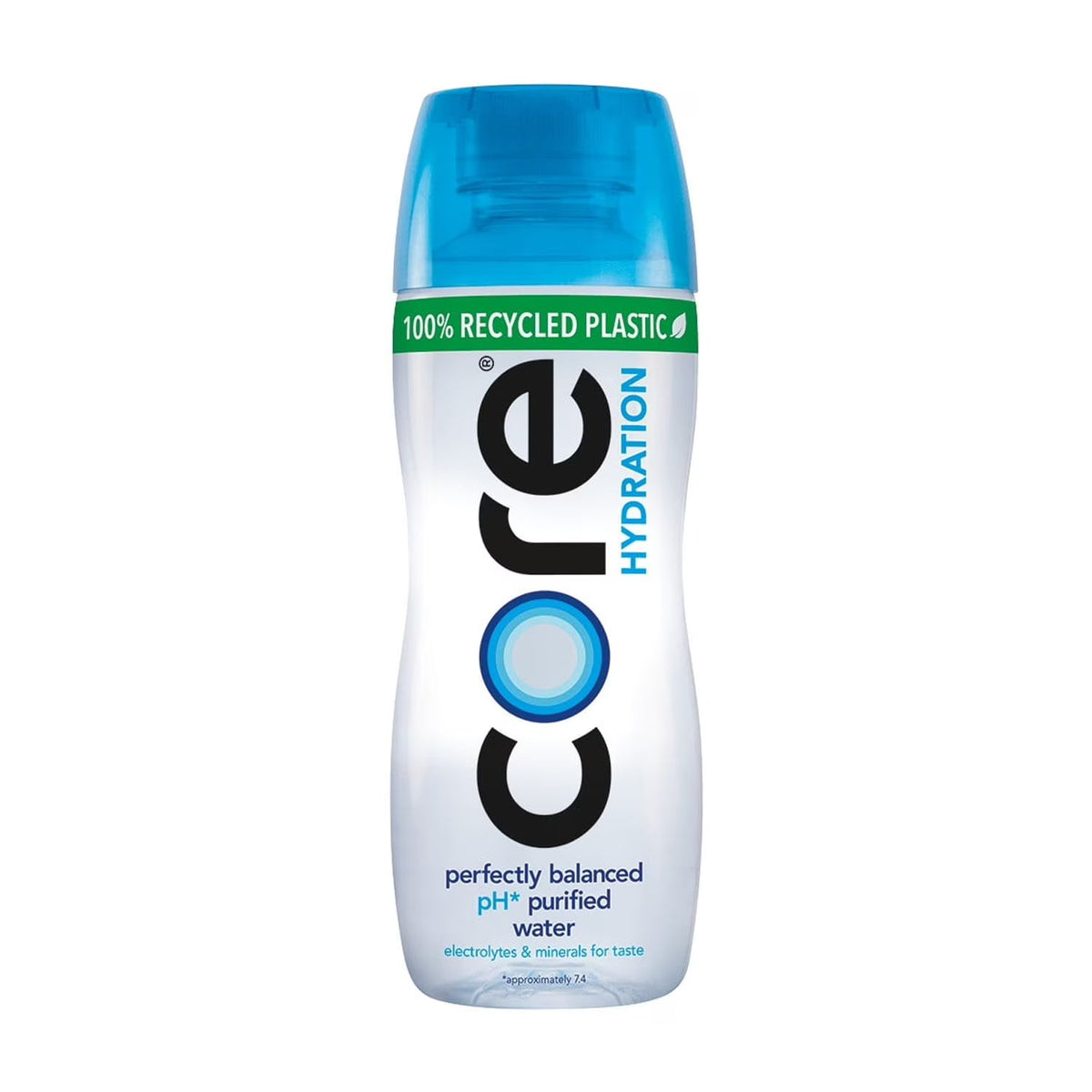 CORE Hydration Perfectly Balanced Drinking Water, 0.5 L (16.9 fl oz) Bottles, 6 Count Pack