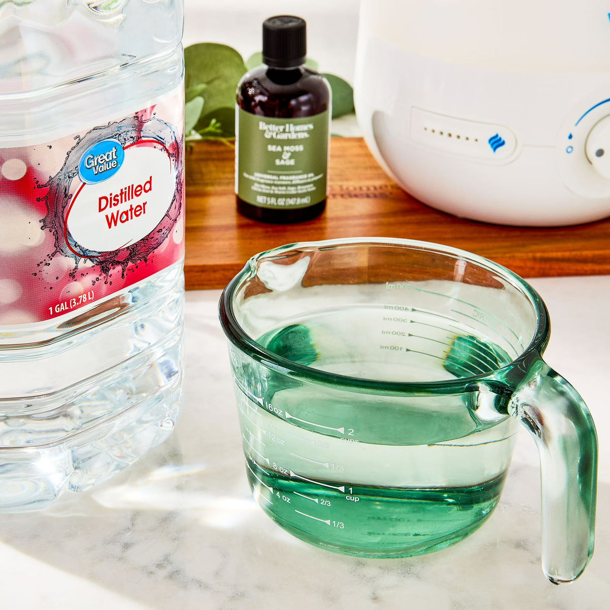 Great Value Distilled Water, 1 Gallon (128 fl oz) Jugs, 6 Pack, High-Purity Distilled Water for Household & Everyday Use