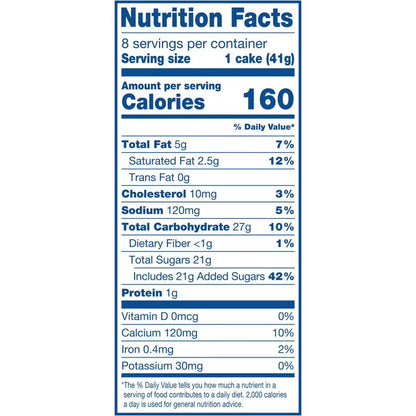 ( 4 PACK ) Hostess Patriotic Cupcakes, Golden Snack Cakes, 11.57 oz Box (32 Pouches)