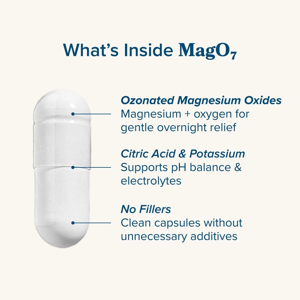 nbpure MagO7 Natural Colon Cleanse & Detox (180 Capsule