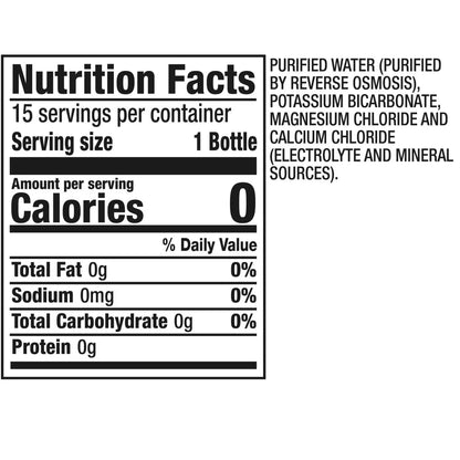 CORE Hydration Nutrient Enhanced Water, 23.9 fl oz Bottles, 15 Pack, Purified Water with Electrolytes, Vitamins & Minerals