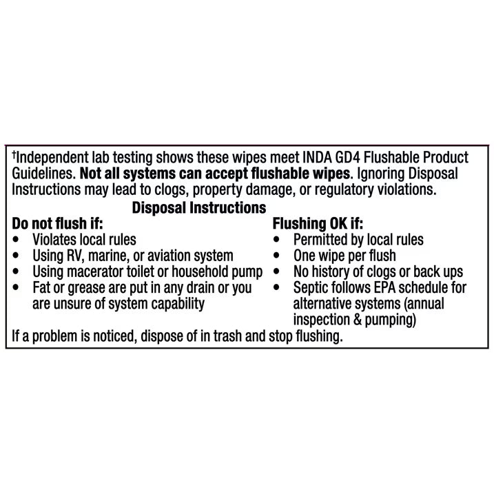 Equate Flushable Wet Wipes, Fragrance Free, Gentle Cleansing Bathroom Wipes, 144 Count, 3 Pack