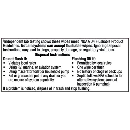 Equate Flushable Wet Wipes, Fragrance Free, Gentle Cleansing Bathroom Wipes, 144 Count, 3 Pack