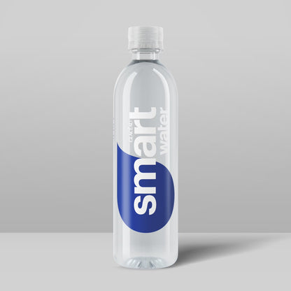 smartwater Vapor Distilled Water, 16.9 fl oz Bottles, 6 Pack, Premium Purified Water with Electrolytes for Taste
