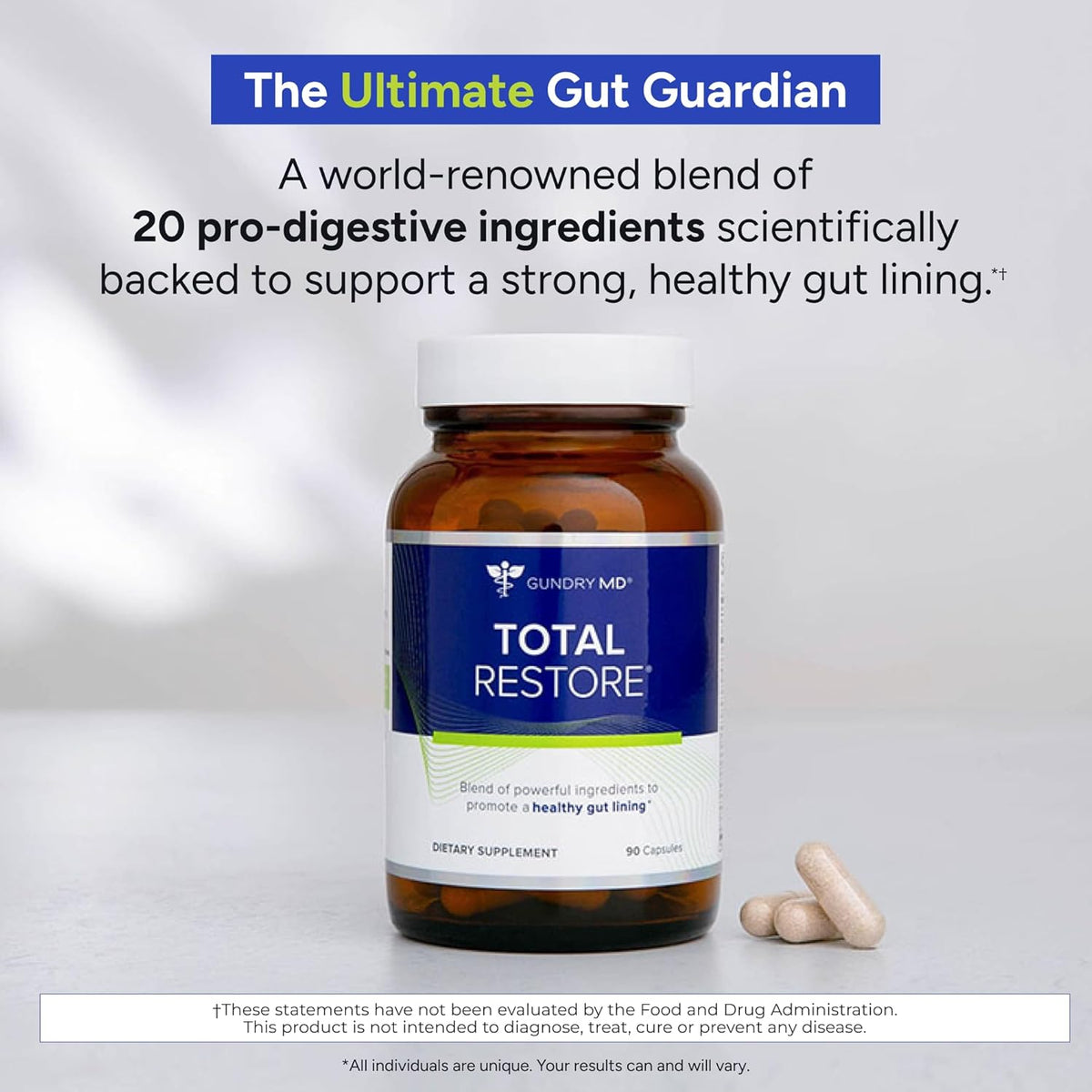 Gundry MD® Total Restore Gut Lining & Digestive Support, 30 Servings