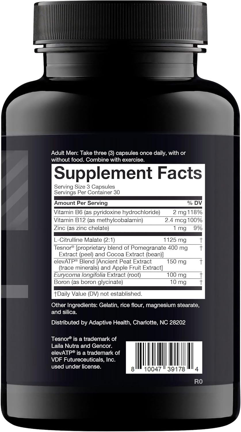 Nugenix Total-T, Free and Total Testosterone Booster for Men, 90 Count