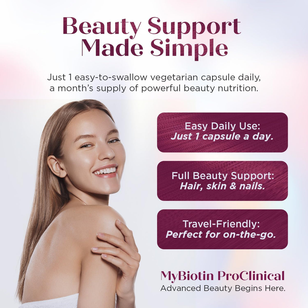 Purity Products MyBiotin ProClinical - Biotin - Thicker Hair in 3 Weeks