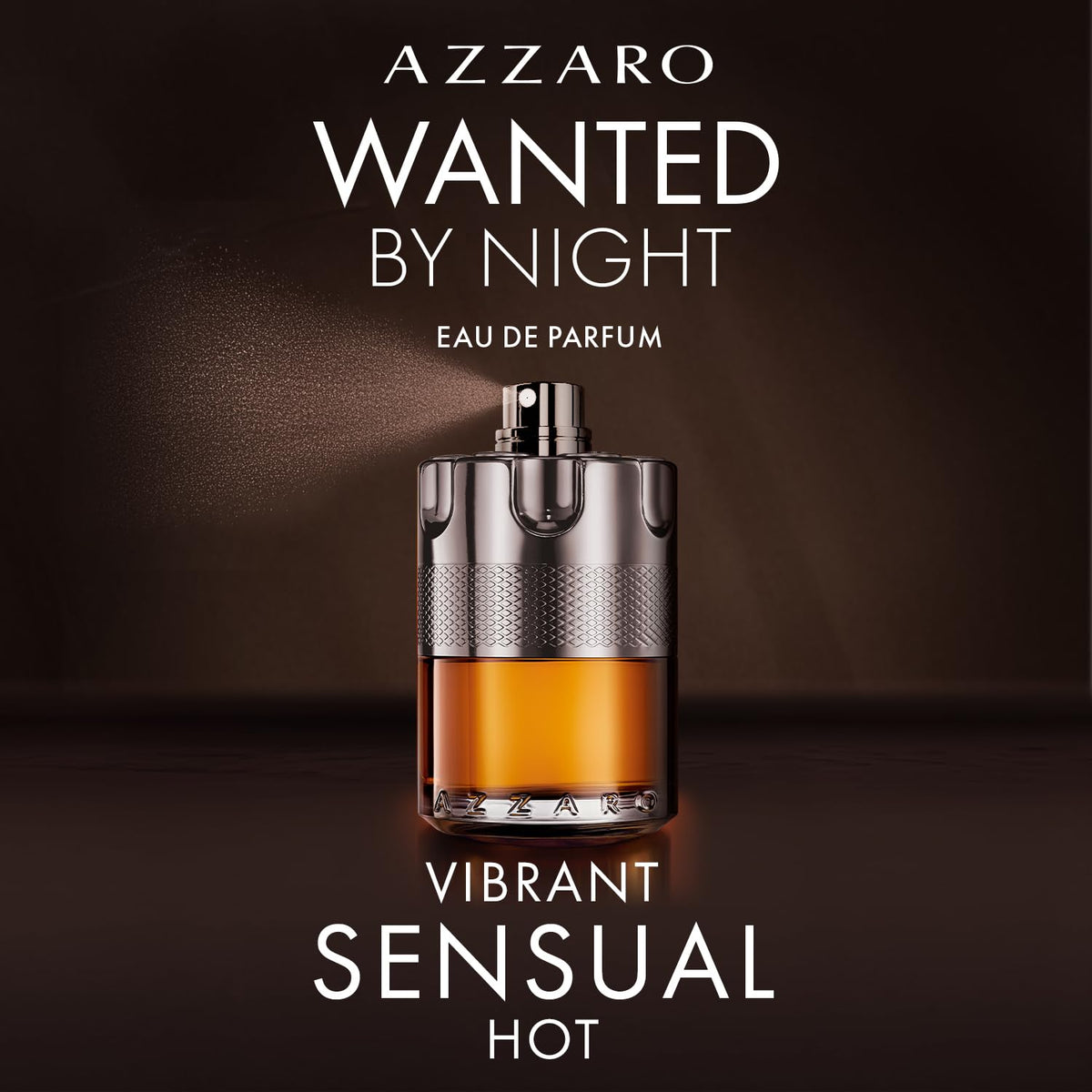 Azzaro Wanted By Night Eau de Parfum - Mens Cologne - Woody, Oriental & Spicy Fragrance 3,4 oz