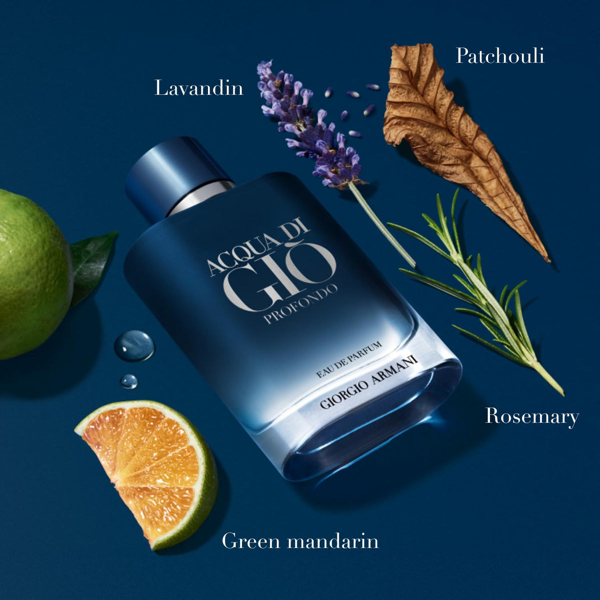Armani Beauty Acqua di Giò Profondo Eau de Parfum - Aquatic Mens Cologne