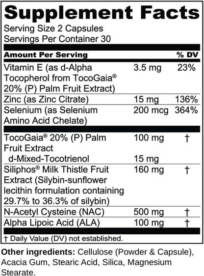 1MD Nutrition 1MD LiverMD - Liver Support Supplement | Siliphos Milk Thistle Extract - Highly Bioavailable, for Liver Support | 180 Capsules (3-Pack)