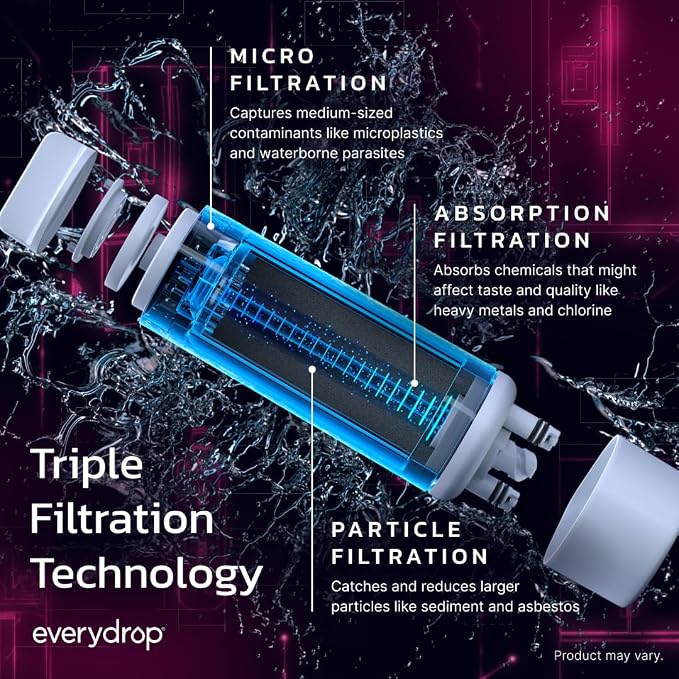 everydrop by Whirlpool Ice & Water Refrigerator Filter 5, Pink, EDR5RXD1