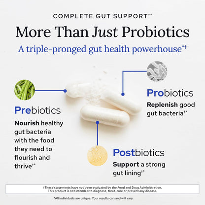 Gundry MD Bio Complete 3, 3-in-1 Probiotics, Pre & Postbiotics, 30 Servings