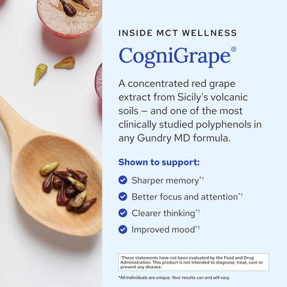Gundry MD® MCT Wellness Powder, Raspberry Medley, 30 Servings 7.62 oz
