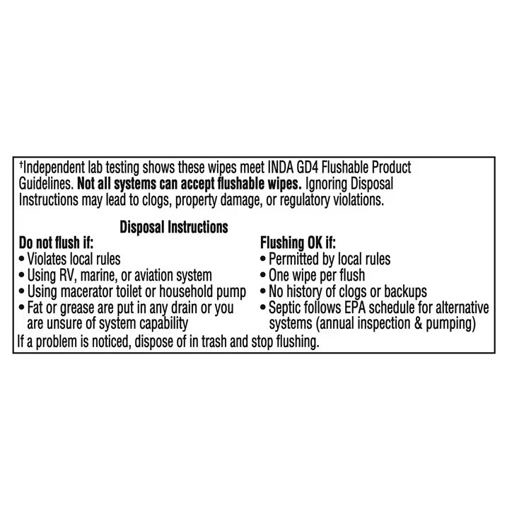 Equate Extra Large Flushable Wet Wipes, Fragrance Free, Gentle Cleansing Bathroom Wipes, 144 Count, 3 Pack