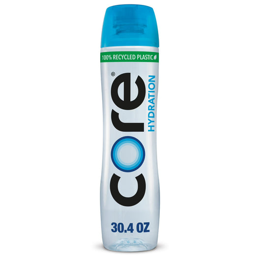 CORE Hydration Perfectly Balanced Water, 30.4 fl oz Bottle, Purified Drinking Water with Electrolytes & Minerals, pH 7.4