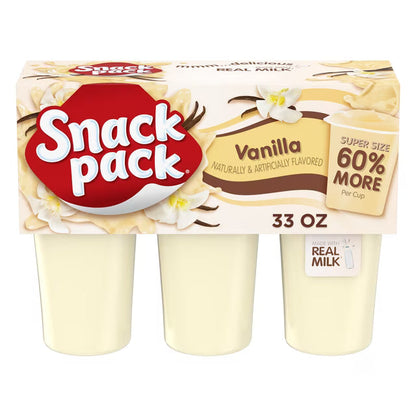 ( 2 PACK ) Snack Pack Super Size Vanilla Pudding, 5.5 oz Pudding Cups, 12 Count
