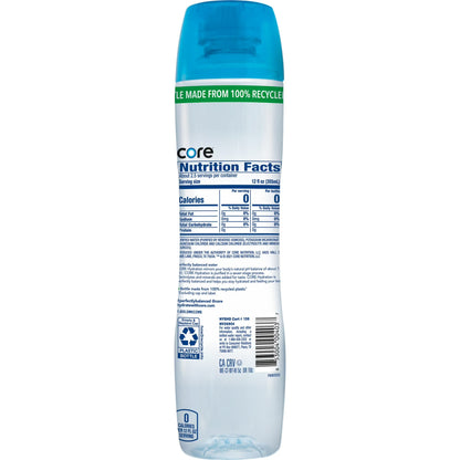 CORE Hydration Perfectly Balanced Water, 30.4 fl oz Bottle, Purified Drinking Water with Electrolytes & Minerals, pH 7.4