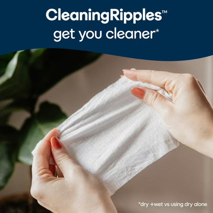 Cottonelle Ultra Fresh Flushable Wet Wipes, Fresh Cleansing Bathroom Wipes, 4 Flip-Top Packs