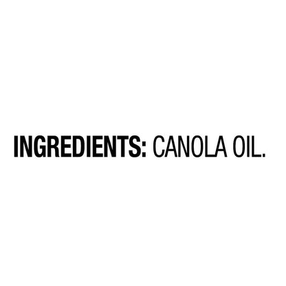 Great Value Canola Oil, Heart Healthy Cooking Oil, High Smoke Point, 1 Gallon Bottle, 128 fl oz