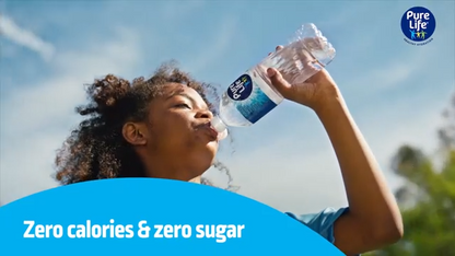 Pure Life Bottled Drinking Water, 48 Pack, 8 Fl Oz Each, Purified Water Enhanced with Minerals, Crisp Refreshing Taste, Toy Story 5 Packaging